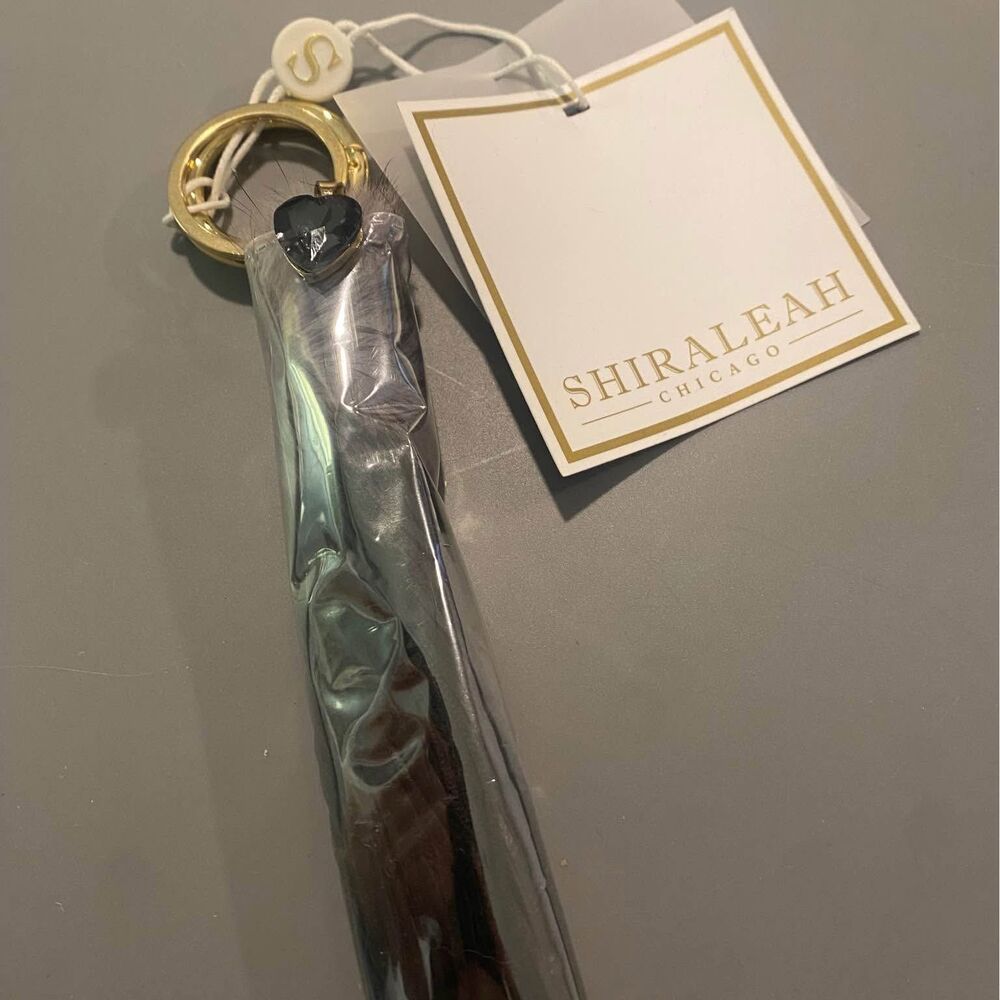NEW Shiraleah Lulu Tassel Key Chain Charm Black